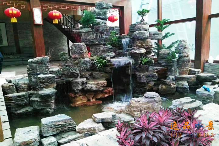 北京酒店餐饮大堂假山生产厂家