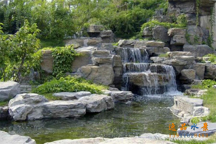 小区住宅假山水系景观施工厂家