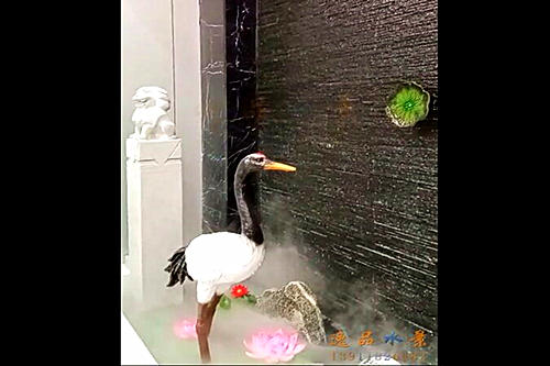 室内水幕墙流水瀑布景观定制效果|室内水幕墙案例视频